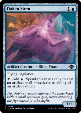 [066]【EN】【FOIL】樫材のセイレーン/Oaken Siren【LCI】[C][青]