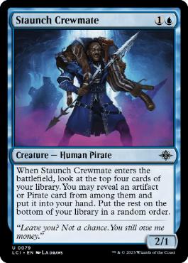 [079]【EN】【FOIL】硬骨漢の船員/Staunch Crewmate【LCI】[U][青]