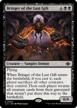 [094]【EN】【FOIL】最後の贈り物の運び手/Bringer of the Last Gift【LCI】[R][黒]