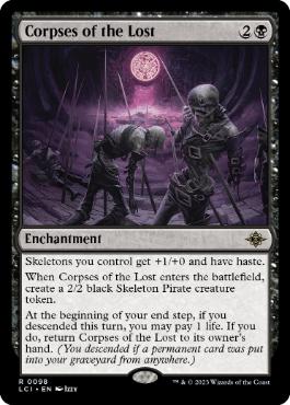 [098]【EN】【FOIL】迷いし者の骸/Corpses of the Lost【LCI】[R][黒]