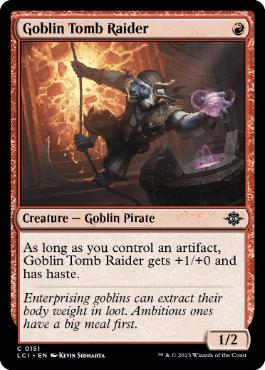 [151]【EN】【FOIL】ゴブリンの墓荒らし/Goblin Tomb Raider【LCI】[C][赤]