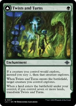 [217]【EN】【FOIL】一往一来/Twists and Turns【LCI】[U][緑]