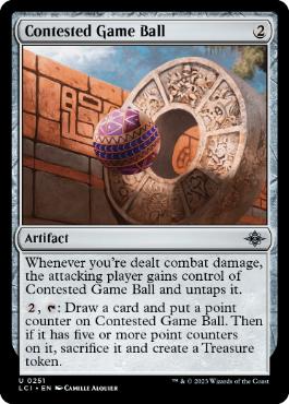 [251]【EN】【FOIL】激戦の球/Contested Game Ball【LCI】[U][茶]