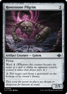 [254]【EN】【FOIL】浮遊石の巡礼者/Hoverstone Pilgrim【LCI】[U][茶]