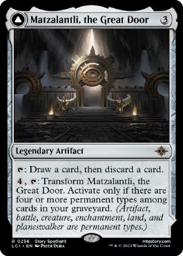 [256]【EN】【FOIL】大いなる扉、マツァラントリ/Matzalantli, the Great Door【LCI】[R][茶]