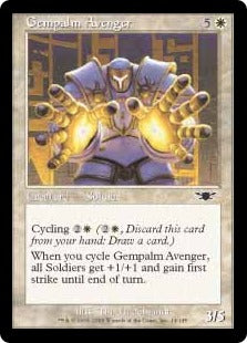 [014]【EN】【FOIL】宝石の手の報復者/Gempalm Avenger【LGN】[C][白]