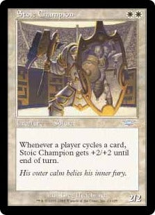 [021]【EN】【FOIL】冷静なチャンピオン/Stoic Champion【LGN】[U][白]