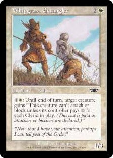 [026]【EN】【FOIL】鞭草の絡め手/Whipgrass Entangler【LGN】[C][白]