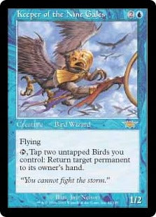 [042]【EN】【FOIL】九つの強風の守り手/Keeper of the Nine Gales【LGN】[R][青]