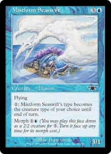 [045]【JP】【FOIL】霧衣のウミツバメ/Mistform Seaswift【LGN】[C][青]