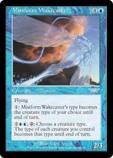 [048]【EN】【FOIL】霧衣の覚醒者/Mistform Wakecaster【LGN】[U][青]