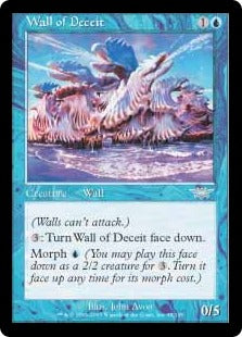 [055]【JP】【FOIL】詐欺の壁/Wall of Deceit【LGN】[U][青]