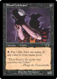 [061]【EN】【FOIL】血の執行司祭/Blood Celebrant【LGN】[C][黒]