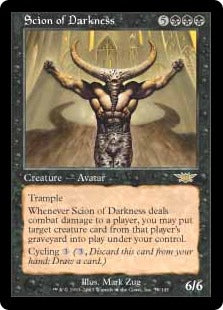 [079]【EN】【FOIL】闇の末裔/Scion of Darkness【LGN】[R][黒]