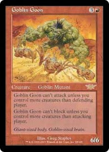 [099]【EN】【FOIL】ゴブリンのうすのろ/Goblin Goon【LGN】[R][赤]