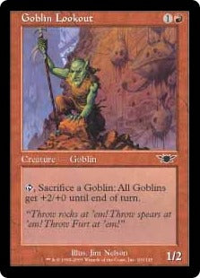 [101]【EN】【FOIL】ゴブリンの監視人/Goblin Lookout【LGN】[C][赤]