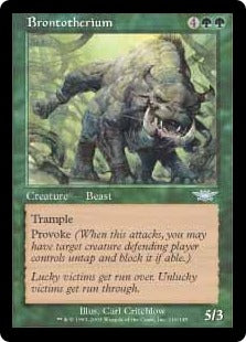 [119]【EN】【FOIL】ブロントセリウム/Brontotherium【LGN】[U][緑]