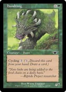 [129]【JP】【FOIL】ハンドルーグ/Hundroog【LGN】[C][緑]
