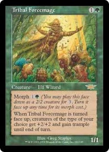 [142]【JP】部族の腕力魔道士/Tribal Forcemage【LGN】[R][緑]