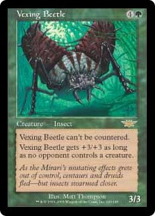 [143]【JP】いらつき甲虫/Vexing Beetle【LGN】[R][緑]