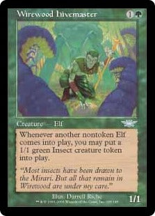 [145]【EN】ワイアウッドの養虫人/Wirewood Hivemaster【LGN】[U][緑]