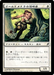 [017]【JP】【FOIL】ゴールドメドウの侵略者/Goldmeadow Harrier【LRW】[C][白]
