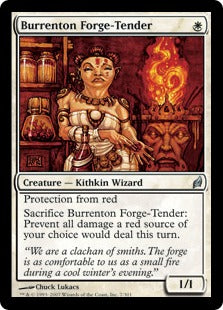 [007]【EN】【FOIL】ブレンタンの炉の世話人/Burrenton Forge-Tender【LRW】[U][白]
