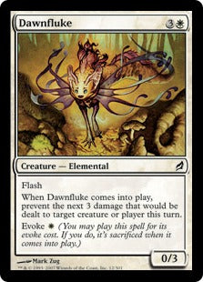 [012]【EN】【FOIL】夜明けヒラメ/Dawnfluke【LRW】[C][白]