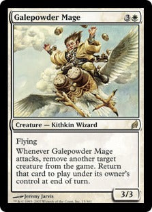 [015]【EN】【FOIL】突風粉の魔道士/Galepowder Mage【LRW】[R][白]