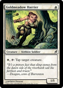 [017]【EN】【FOIL】ゴールドメドウの侵略者/Goldmeadow Harrier【LRW】[C][白]