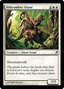 [020]【EN】【FOIL】丘漁りの巨人/Hillcomber Giant【LRW】[C][白]