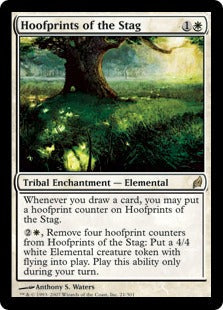 [021]【EN】【FOIL】雄鹿の蹄の跡/Hoofprints of the Stag【LRW】[R][白]