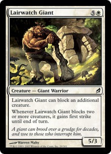 [029]【EN】【FOIL】住処見張りの巨人/Lairwatch Giant【LRW】[C][白]