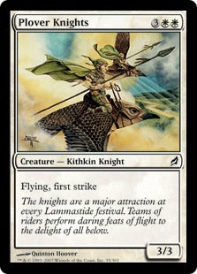 [035]【EN】【FOIL】チドリの騎士/Plover Knights【LRW】[C][白]