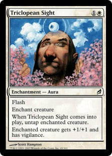 [045]【EN】【FOIL】三つ目巨人の視線/Triclopean Sight【LRW】[C][白]