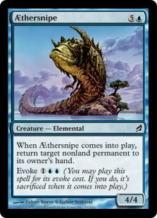 [050]【EN】【FOIL】霊気撃ち/AEthersnipe【LRW】[C][青]