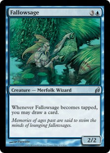 [063]【EN】【FOIL】休賢者/Fallowsage【LRW】[U][青]