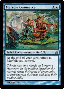 [072]【EN】【FOIL】メロウの交易/Merrow Commerce【LRW】[U][青]