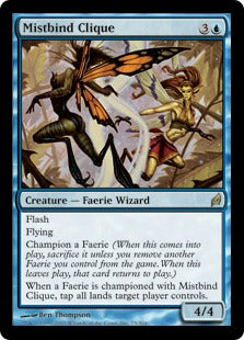 [075]【EN】【FOIL】霧縛りの徒党/Mistbind Clique【LRW】[R][青]