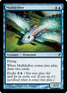 [076]【EN】【FOIL】熟考漂い/Mulldrifter【LRW】[C][青]