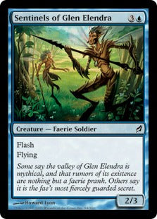 [084]【EN】エレンドラ谷の衛兵/Sentinels of Glen Elendra【LRW】[C][青]