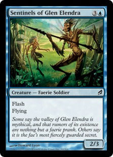 [084]【EN】エレンドラ谷の衛兵/Sentinels of Glen Elendra【LRW】[C][青]
