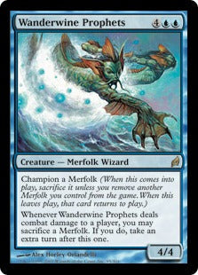 [095]【EN】【FOIL】ワンダーワインの預言者/Wanderwine Prophets【LRW】[R][青]