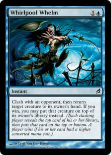 [096]【EN】【FOIL】渦巻沈め/Whirlpool Whelm【LRW】[C][青]