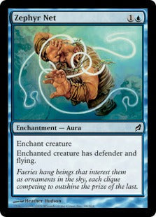 [098]【EN】【FOIL】西風の網/Zephyr Net【LRW】[C][青]