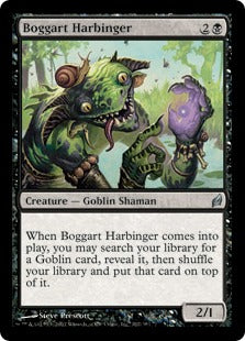[102]【EN】ボガートの先触れ/Boggart Harbinger【LRW】[U][黒]