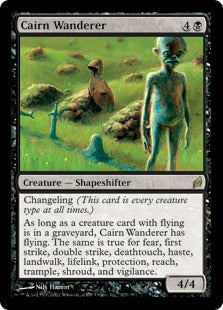[105]【EN】【FOIL】石塚の放浪者/Cairn Wanderer【LRW】[R][黒]