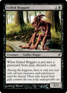 [109]【EN】【FOIL】流刑のボガート/Exiled Boggart【LRW】[C][黒]