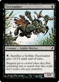 [111]【EN】【FOIL】顔投げ/Facevaulter【LRW】[C][黒]