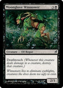 [126]【EN】【FOIL】ツキノテブクロの選別者/Moonglove Winnower【LRW】[C][黒]